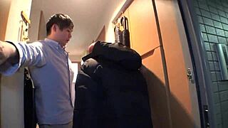 check out this busty japanese college girl's huge g-cup tits in bed 😍🍒