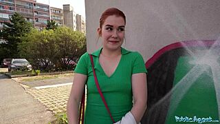 Public agent Kaira slips off my condom for raw bareback thrill