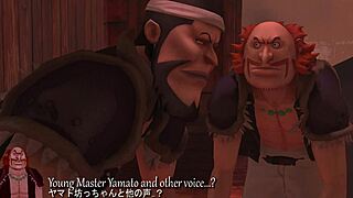 Yamato and Onami start small gloryhole adventure bareback