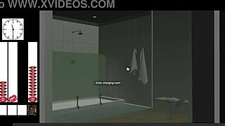 Tara enters sauna with Zayna for redhead big tits pussy fuck play