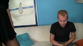 Mellanie monroe craves that college jizz load in her living room pussy