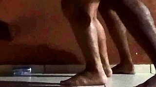 Hot Couple Fucks Wild on New Year's Hotel Balcony