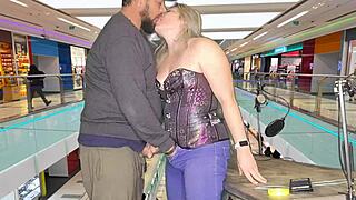 Bold Public Mall Fucking Exposed for Everyone to Watch