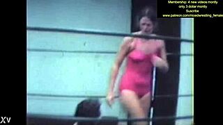 mixed wrestling clash pits strong men against fierce women grapplers