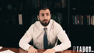 office boss tricks Tiffany Watson into hard promotion fuck