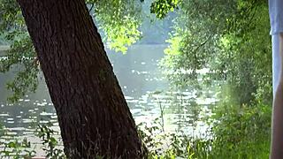 damn that petite blonde with braces gets her shaved pussy fucked deep after jogging cumshot facial