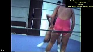 mixed wrestling clash pits strong men against fierce women grapplers