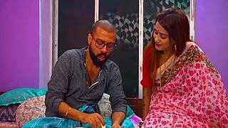 Desi wife seduces hubby anniversary night juicy pussy missionary lick n squirt