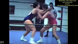 mixed wrestling clash pits strong men against fierce women grapplers