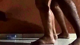 Hot Couple Fucks Wild on New Year's Hotel Balcony