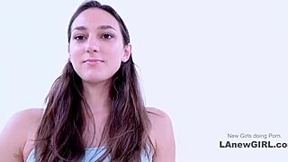 Hey sexy model take this big cock rough in POV casting