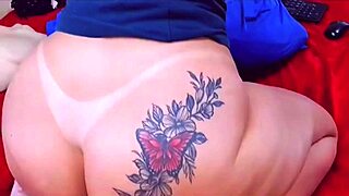 Brazilian BBW Grinds Tight Wet Pussy