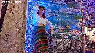 Hotwife Steffi's Huge Pussy Lips Dance Lingerie Masturbation Toys Photoshoot Tease