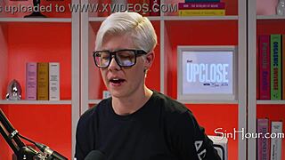 aw man the cute pretty leana lovings in this casting she's just too nerdy hot glasses curly brunette