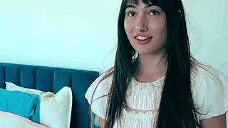 delilah raige bent over doggystyle as college teen takes monster cock missionary and cowgirl