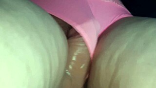 She feels a stranger's hand rubbing her pussy on the crowded bus