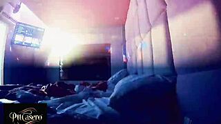 HIDDEN CAM CATCHES HOT SHOWER TITS AND NAKED DRESSING IN HOTEL!