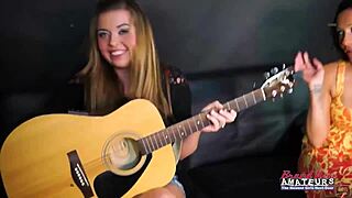 madelyn and sofia, our tongues on your shaved pussies and tits feels so good