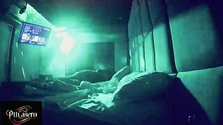 HIDDEN CAM CATCHES HOT SHOWER TITS AND NAKED DRESSING IN HOTEL!