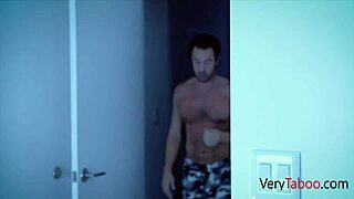 Cheating milf stepmom groped and fucked by young stud while napping