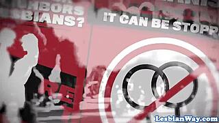 wanna see this milf redhead's pussy licked in a hot les threesome?