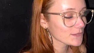 I Went with My Friend to the Swingers Glory Hole – We Were So Horny in Lingerie!