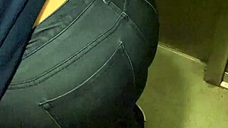 Candid Huge Spanish Wife Ass in Public Hidden Cam