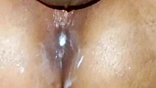 close up couple anal and pussy action in homemade bedroom session