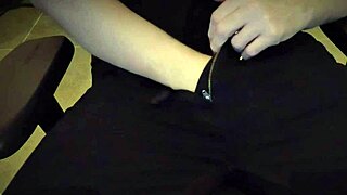 Chubbykaot's risky office fingers dive deep into her fat pussy now!