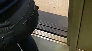 Candid Huge Spanish Wife Ass in Public Hidden Cam