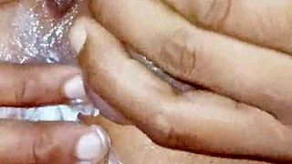 close up couple anal and pussy action in homemade bedroom session