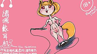 Elina's naughty audio act five: ghost dad sneaks into study room play