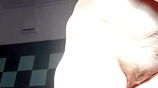 granny slut fucks hairy pussy deep with thick cucumber