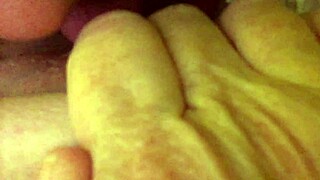 granny carmen's vintage pussy licks toy fucks and squirting orgasms
