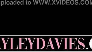 hayley davies' juicy aussie pussy gets licked wild in outdoor lesbian car session 🔥