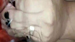 my girlfriend masturbates me with beautiful tits swallows all semen