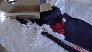 stepdad as saint nick, wanna feel my dick daughter ariana?