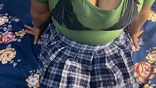 Mommy's girl fingered to squirting ecstasy in romantic hindi audio