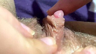 huge clitoris throbs under fingers in extreme closeup jerk orgasm