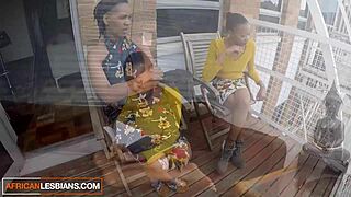 Watch these african ebony sluts lick pussy close-up in homemade lesbian?