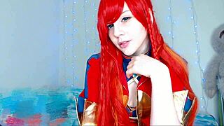 oh selesia cosplay camshow got me so hot