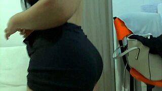 Latina girlfriend passionately craves boyfriend's massive black cock