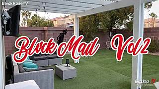 WHAT HAPPENS WHEN LOVELYLANALEE CATCHES NEIGHBOR'S HUBBY PEEPING IN GARDEN?