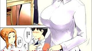 kyouka kijima's steamy mother-in-law footjob hentai unfolds part one