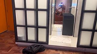 PEGO A MULHER DO MEU AMIGO com wet lingerie slap and orgasm