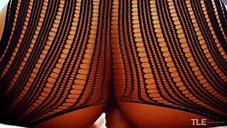 I'm fingering Sofia Torres pussy in fishnets 🥵