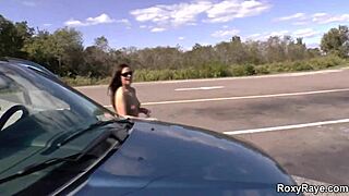 Roxy Raye Takes It Deep in Risky Public Outdoor Fuck
