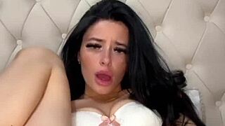 hey this horny american college teen exchange student squirts hard on webcam toys pov orgasm