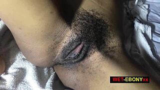Sexiest street girl squirts wet pussy after clit licking in bed