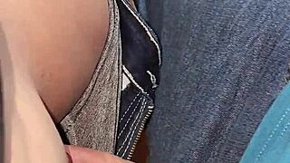 wanna see him cum in my panties then pull them up tight?